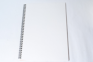 りすたる　様オリジナルノート 「お絵かきしまちょう」は本文用紙に画用紙を利用しています。