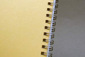 Win-invest Japan 株式会社　様オリジナルノート 基本仕様で選べるリングカラーと台紙