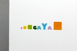 渋谷区知的障害者教室GAYA　様オリジナルノート 裏表紙にロゴを印刷