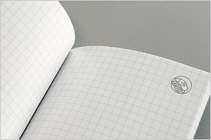 株式会社ラムテック　様オリジナルノート 本文のコーナーにはロゴを印刷