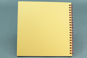 海野  佳代　様オリジナルノート 裏表紙は基本仕様で選べる台紙「クラフト」