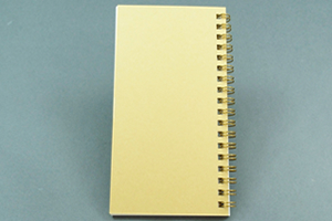 三好  淳　様オリジナルノート オリジナルノートの裏表紙にはクラフトの台紙を使用