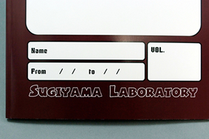 東京理科大学　様オリジナルノート 表紙に名前、ノートの使用期間等を印刷