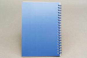 山浦  基恵子　様オリジナルノート 基本仕様で選べる台紙「ブルー」