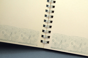 椎名  暁子　様オリジナルノート 「本文オリジナル印刷」でノートの中身もデザイン