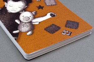 池野  麻子　様オリジナルノート 「メモとりまちょう」は「角丸加工」もセットになっています
