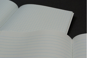 有限会社リアライズユー　様オリジナルノート 「罫線タイプ」と「方眼タイプ」の2種類で製作