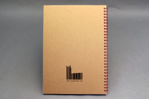 株式会社グレイトベージュ　様オリジナルノート 「裏表紙印刷」でリング製本の裏表紙も自由にデザイン