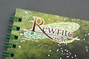 株式会社まちかどラボラトリー　様オリジナルノート Rewriteロゴ