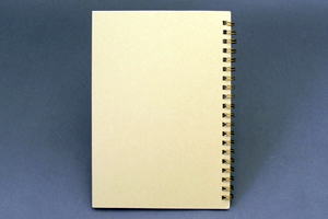 とうしん  さいず　様オリジナルノート オリジナルノートの裏表紙にはクラフトの台紙を使用