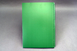 シーセンス株式会社　様オリジナルノート 基本仕様で選べる台紙「グリーン」
