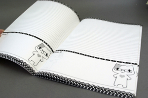 和泉  信可　様オリジナルノート 「本文オリジナル印刷」でノートの中身もデザイン