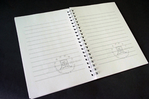 坂本  由貴　様オリジナルノート 「本文オリジナル印刷」でノートの中身もデザイン