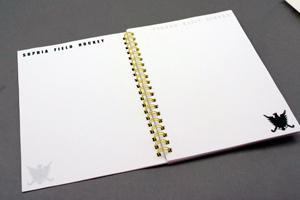 濱名  信濃　様オリジナルノート 「本文オリジナル印刷」を利用してロゴマークを印刷