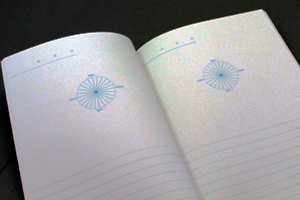 株式会社MANAOLAPULE　様オリジナルノート 「本文オリジナル印刷」でノートの中身もデザイン