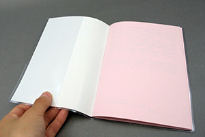 久保田  哲　様オリジナルノート 「本文用紙変更」でオリジナルノートの本文用紙を変更