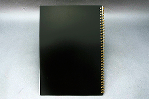 鈴木  奈津未　様オリジナルノート オリジナルスケッチブックの台紙は「ブラック」