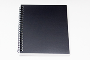 株式会社 ドラスティック　様オリジナルノート オリジナルノートの台紙は「ブラック」