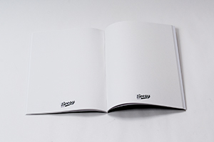 仲宗根　様オリジナルノート 「本文オリジナル印刷」を利用してページの隅にロゴマークを印刷