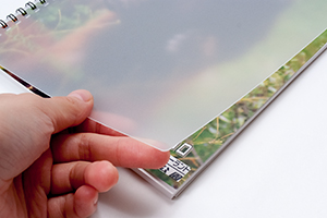 東武レジャー企画株式会社　様オリジナルノート 表紙のキズや折れ、汚れを防ぐ「表紙カバーフィルム」