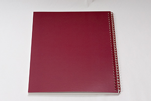 藤浪  英智　様オリジナルノート オリジナルノートの台紙は、リングカラーと同じ「レッド」