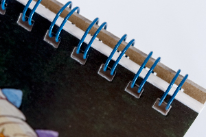 小浜  大　様オリジナルノート オリジナルスケッチブックのリングカラーは「ブルー」