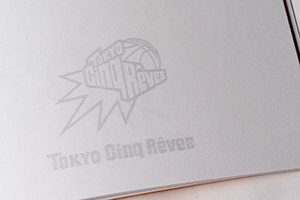 東京プロバスケットボールクラブ株式会社　様オリジナルノート 「本文オリジナル印刷」を利用してロゴマークを印刷