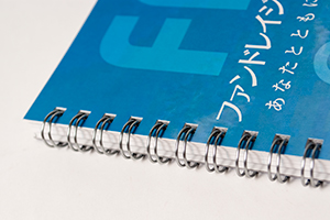 日本ファンドレイジング協会　様オリジナルノート オリジナルノートのリングカラーは「シルバー」