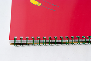 杉嶋  浩和　様オリジナルノート オリジナルノートのリングカラーは「グリーン」