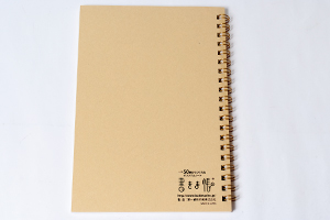 ナインテイル　様オリジナルノート オリジナルノートの裏表紙は「書きま帳+オリジナルロゴ入り台紙」