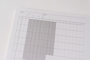 日本学園中学校　様オリジナルノート 「本文オリジナル印刷」でタイムテーブルをプリント