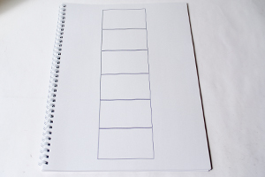田村　様オリジナルノート 「本文オリジナル印刷」で専用フォーマットに、独特の罫線使いが特徴