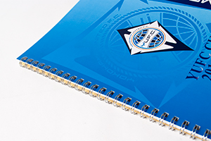 横浜ユナイテッドフットボールクラブ　様オリジナルノート オリジナルノートのリングカラーは「シルバー」