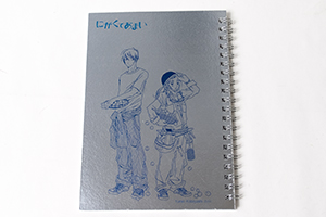 小林ユミヲ　様オリジナルノート 「裏表紙印刷」でリング製本の裏表紙にもデザイン