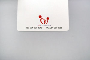株式会社コムサイド　様オリジナルノート 表紙に電話番号とFax番号を印刷