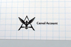 株式会社キャスバルアカウント　様オリジナルノート 企業ロゴを印刷したオリジナルの本文