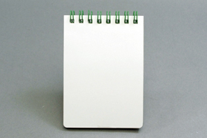 江本  眞知子　様オリジナルノート メモ帳の裏表紙は基本仕様で選べる台紙「ホワイト」