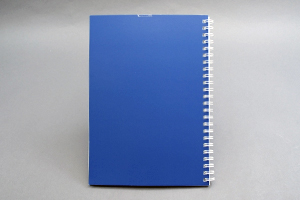 株式会社インフォビジョン　様オリジナルノート 基本仕様で選べる台紙「ブルー」