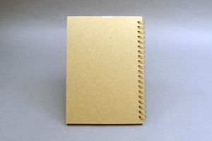北澤  沙紀　様オリジナルノート 表紙と裏表紙に「特厚台紙」を使用して、オリジナルノートの強度がアップ