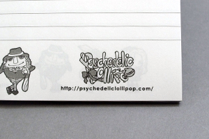 Psychedelic Lollipop　様オリジナルノート 「本文オリジナル印刷」でバンドのオフィシャルサイトを印刷