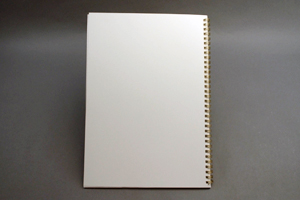 株式会社アステック　様オリジナルノート リングノートの裏は台紙「ホワイト」