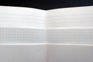 高坂  真　様オリジナルノート 本文タイプは3種類にそれぞれ「罫線」「方眼」「無地」を使用