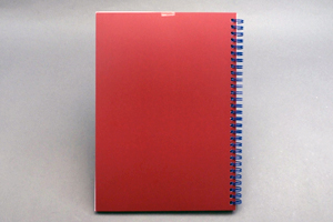 ひらたともみ　様オリジナルノート オリジナルノートの裏は台紙「レッド」