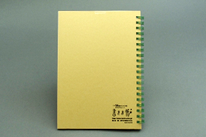 七条幼稚園保護者会　様オリジナルノート オリジナルノートの裏は台紙「ロゴ入りクラフト」