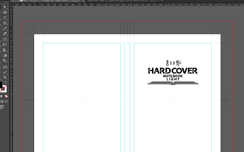 書きま帳+HARDCOVER NOTEBOOK LIGHTの表紙をデザイン