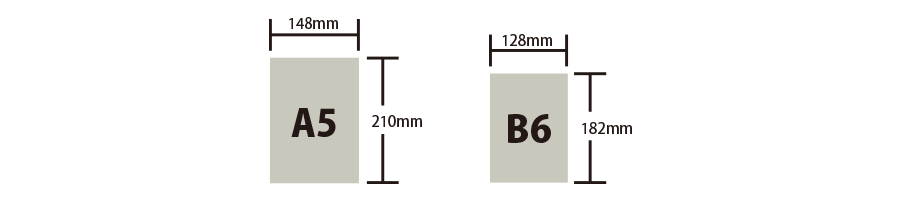 書きま帳+KRAFTのサイズ