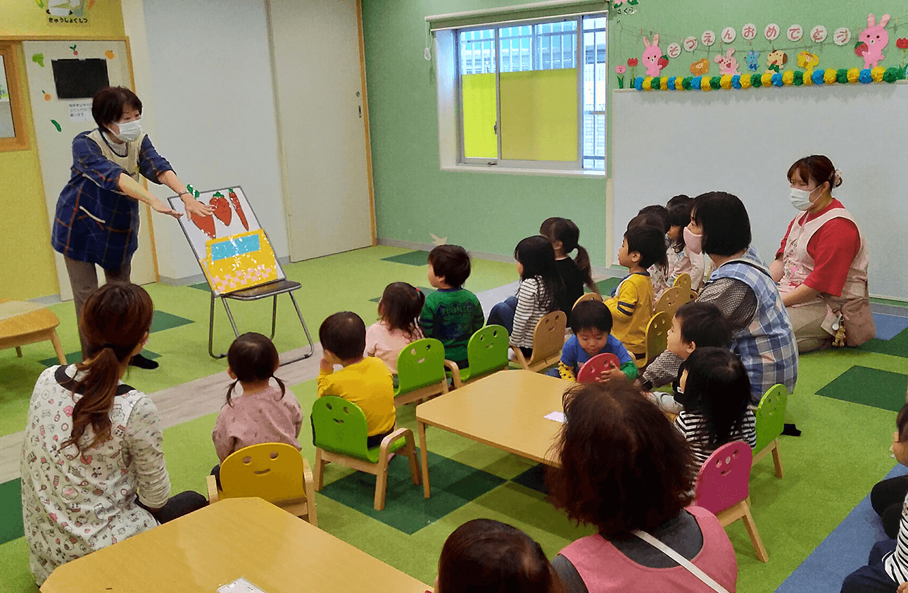 はぐくみ保育園の子どもたち