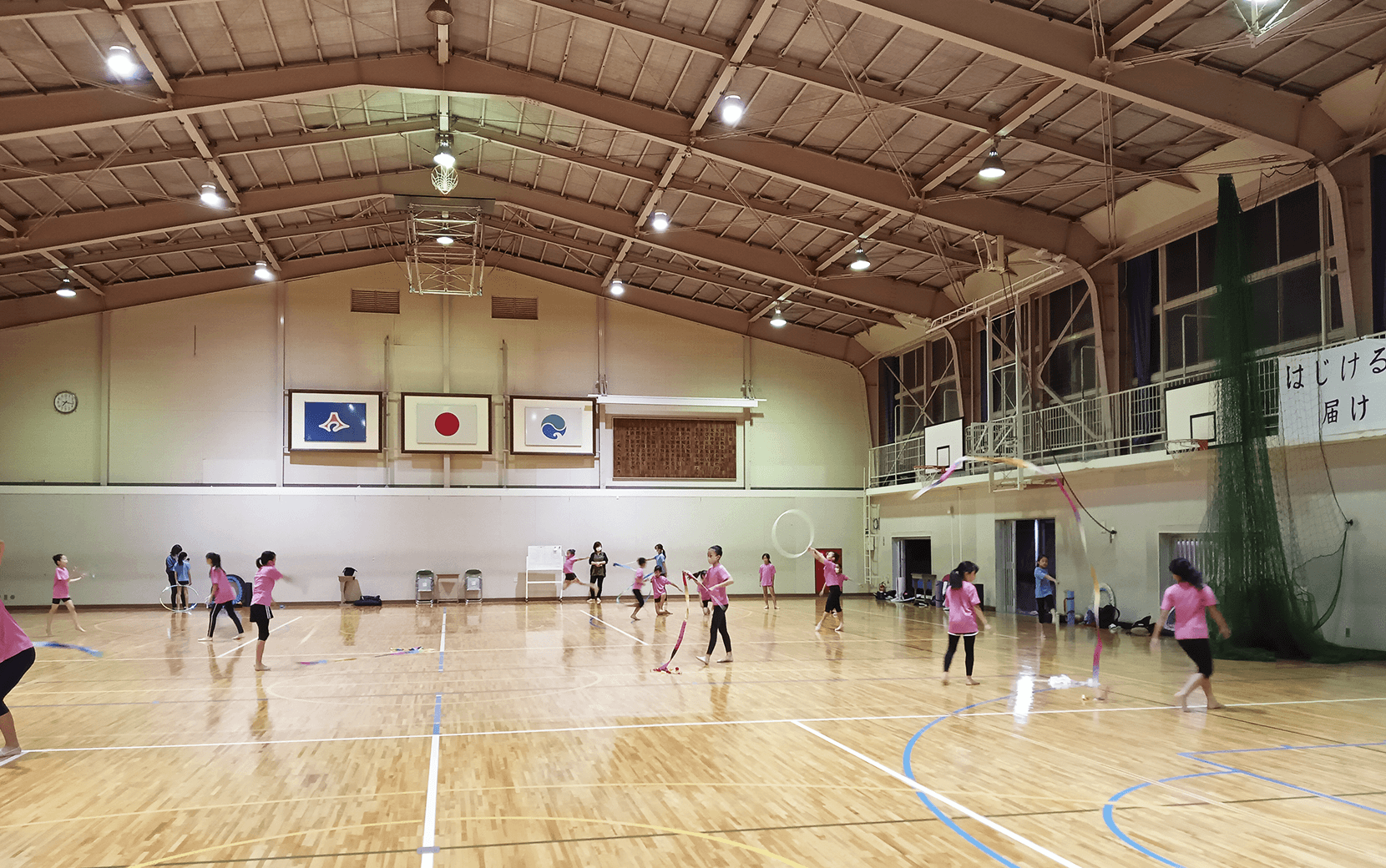 「浜松ジュニアRG」の練習風景