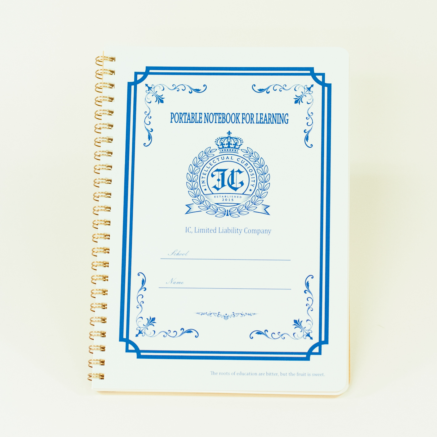 「合同会社IC 様」製作のオリジナルノート
