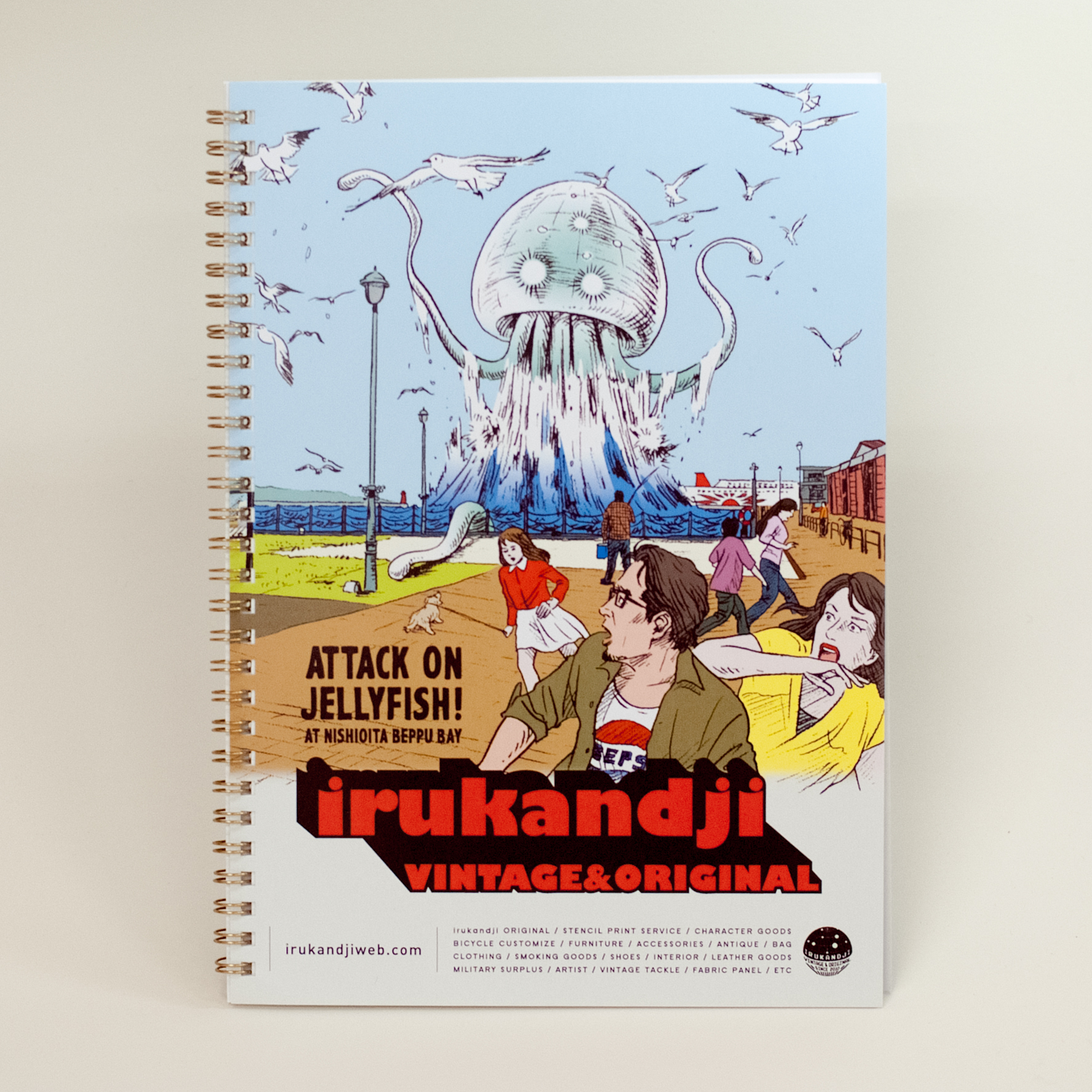 「（株）irukandji 様」製作のオリジナルノート